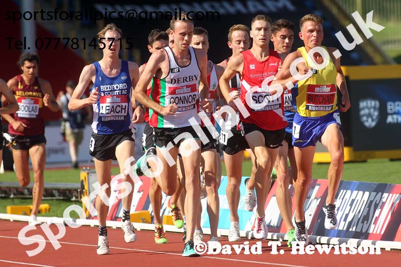 Mens 5000 metres, 2019 Muller British Championships, Alexander Stadium, Birmingham. Photo: David T. Hewitson/Sports for All Pics